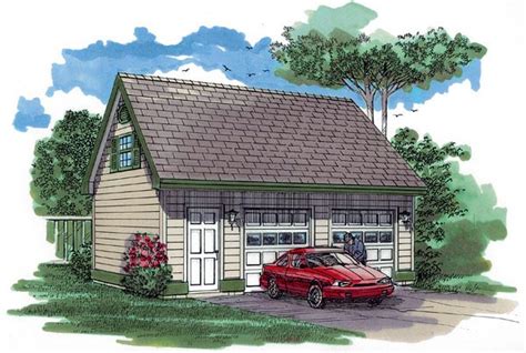 cape cod style metal gargage house|Plan 55530 .